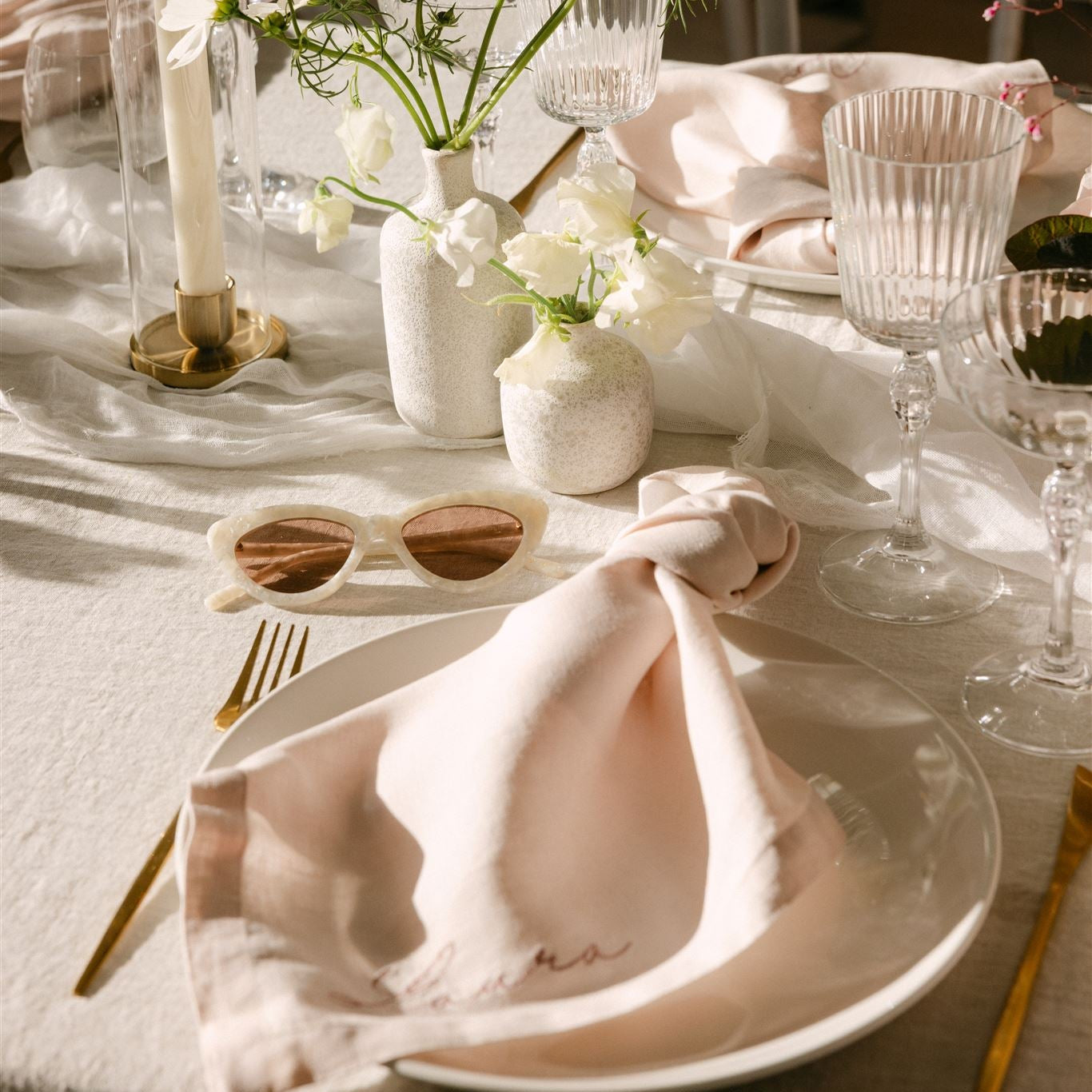 BLUSH LINEN NAPKIN